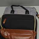 LOVEVOOK Laptop Backpack for Women, 15.6 Inch Work Business Backpacks Purse With Large Capacity, Waterproof Nurse Bag College Bookbag for School, Waterproof Casual Daypack for Travel (Black-grey-brown)