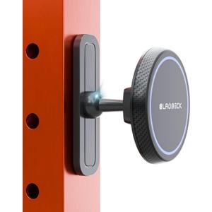 Magnetic Gym Phone Mount for MagSafe Accessories  Dual Magnet Stand for iPhone and Android compatible with MagSafe Phone Stand with Alloy Base  Gym Essentials for Workouts, Recording, Home or Garage Magnetic Gym Phone Mount for MagSafe Accessories  Dual Magnet Stand for iPhone and Android compatible with MagSafe Phone Stand with Alloy Base  Gym Essentials for Workouts, Recording, Home or Garage