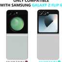 4 x for Samsung Galaxy Z Flip 6 Case, Slim Thin Shockproof Hard Protective Phone Case Cover (Purple)