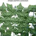 ODTORY Artificial Fence Privacy Screen: 5FT x 50FT UV-Anti Faux Greenery Backdrop Ivy Chain Link Shades Panels for Patio, Balcony, Garden,Deck,Backyard Indoor Outdoor Green Wall Decor