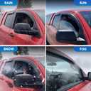 Window Visors Rain Guards for Honda CRV 2017 2018 2019 2020 2021 2022, Out-Channel Window Vent Wind Deflectors Visors Shades for 17-22 CR-V