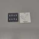 Inesore 8 Pack For Apple Pencil Tips Replacement Accessories, Compatible With Apple Pencil Pro/2nd Generation/1st Generation/USB C, IPencil Nib For IPad Pro/Air/Mini, For Drawing Writing (White Metal Nib) (2 Original Tip, 2 Short Tip, 2 Fine Tip, 2 Long Tip)