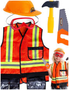 Liberry Kids Tool Set for Boys Girls 3 Years, Construction Worker Costume with Hat, Toddler Dress Up Toys for Birthday Gift