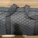 American Mahjong Game Set - Black Quilted Soft Bag 166 Premium Tiles with 4 All-in-One Rack/Pushers,100 Chips, Wind Indicator, English Manual. Easy Carry Complete Classic Mah-Jongg Set, 20 inches x 9 inches x 5 inches