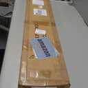 48 Solid Fireplace Mantel, Rustic Floating Wooden Shelf, Wall Mounted Mantel with Invisible Iron Bracket, Dark Oak