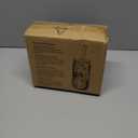 Halloween Cups 2 Pcs, 18 oz Skull Glass Cups with Lids and Straws Ghost Mug Glass Tumbler Mason Jar Iced Coffee Can, Spooky Gifts Boo Basket Stuffers Drinking Glasses Halloween Decorations