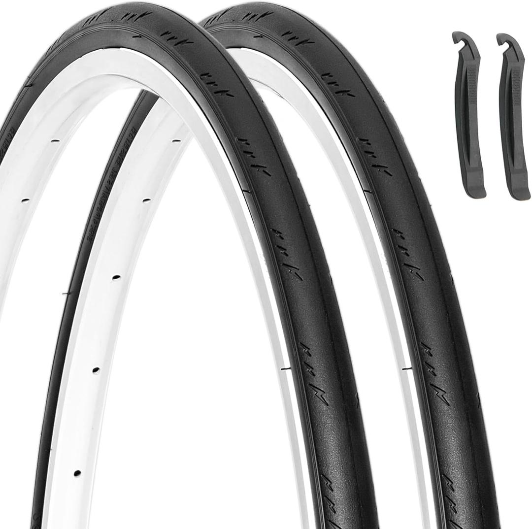 Hycline Road Bike Replacement Tire: 700x25C/700x28C/700Cx35C Folding High-Performance Wear-Resistant Bicycle Tires for City Commuter Road