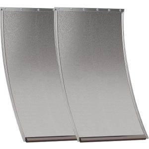 2 Pack Extra Large Dog Door Replacement Flaps with Screws, Compatible with PetSafe Freedom Doggie Doors PAC 11-11040, Dog Door Flap Measures 13 1/8x 24 7/8, Flexible, Durable