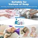 Touchless Automatic Soap Dispenser for Kitchen and Bathroom, Liquid Hand Soap Dispenser, Water-Resistant and Rechargeable, 14.2oz/420ml Intelligent Digital Display4-Level Adjustable,Modern (White)