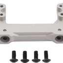 Aluminium Alloy Front Bumper Mount Servo Bracket for 1/10 Axial SCX10 III AXI03007 RC Crawler Car (Titanium)