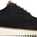 Cole Haan Men's 2.0 Zerogrand Stitchlite Oxford, Black/Ivory, 9