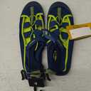 B GS Caged Watersock Flip Flops Blue/Green Kids Size 11