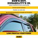Husky Liners Low Profile Ventvisor Rain Guards | Fits 2025-2026 GMC Terrain | Front & Rear, 4-pc Smoke w/Chrome Trim - 2884073