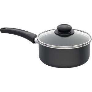 GoodCook Everyday Nonstick Sauce Pan w/Lid, 2 Quart, Black