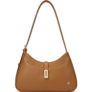 APHISON Shoulder Bag for Women Trendy, Vegan Leather Hobo Purses and Handbags with Adjustable Strap Brown