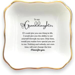 Granddaughter Gift, Ring Dish, Gift for Granddaughter, Granddaughter Birthday Gift, Granddaughter Wedding Day Gift, Gift from Grandma, Granddaughter Present, to My Granddaughter