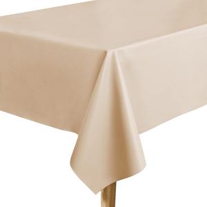 Majestic Giftware PU Faux Leather Rectangle Tablecloth | (TCE36) Coffee Waterproof & Spill Proof Dining Table Cover | Decorative Washable Tablecloth for Home, Kitchen, Party (54X200)