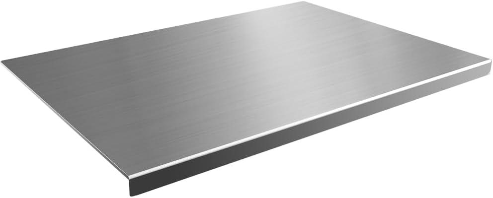304 Cutting Board Stainless Steel Large Chopping Board for Kitchen Pastry Board suitable for Meat, Fruits, Vegetables, Bread and Baking, 27.5"L x 19.7"W