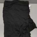 Box Spring Cover Queen Size - Jersey Knit & Stretchy Wrap Around 4 Sides Bed Skirt for Hotel & Home - Queen/ Queen XL, Black