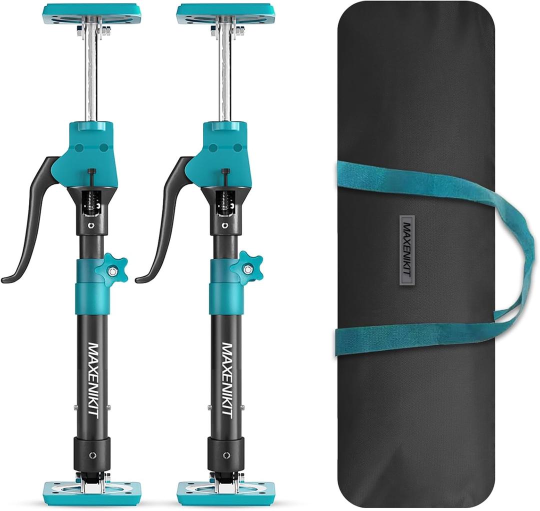 Third Hand Support Pole Heavy Duty, Cabinet Jacks for Installing Cabinets with 285 LBS Capacity and Expand from 15-4/5 to 23-3/5 in, 2-PC