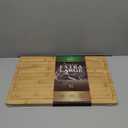 Extra Large Cutting Board, 17.6" Bamboo Cutting Boards for Kitchen with Juice Groove and Handles Kitchen Chopping Board for Meat Cheese board Heavy Duty Serving Tray, XL, Empune