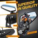 Black Motorcycle Bar End Mirrors Rear View CNC Compatible With GROM MSX125 CB500F Kawasaki Z125 pro Z650 Z750 Z800 Z900 ER6N ER6F Yamaha MT-03 MT-07 FZ-07 MT-09 FZ-09 MT-10 FZ-10 MT-25 FZ6 FZ8 FZ6R