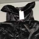 Off The Shoulder Vintage Velvet Bodycon Midi Dress for Women Wrap Slit Elegant Cocktail Party Evening Pencil Dress (S,Black)