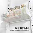 Pantry Door Organizers and Storage,8-Tier Large Wide Metal Heavy-Duty Frame Over the Door Spice Rack, 2 in 1 Wall-Mounted or Hanging shelf for Kitchen, Bathroom, Laundry Room, Bedroom, Closet &Nursery