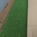 Golf Hitting Mat 5x4ft, 31mm Artificial Turf Practice Mat with 9 Tees, Durable EVA Backing for Indoor | Outdoor Driving, Chipping & Swing Training with Carrying Case
