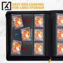 X PRO Top Load Card Binder - Compatible with Top-loading Card Cases - Fits 252 | 20 Premium Loaders Included | 9-Pocket Ringless Double-Sided Pages | Premium Storage for TCG & Sports Cards