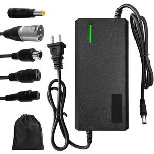 54.6V 3A Charger, Charging Speed is 100% Fast Than 1.5A and 50% Faster Than 2A,6 Plug for Various Lithium Batteries, Such as Lawn Mower and Wheelchair Lithium Batteries, etc. (3A-6 Plugs)