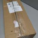 LazBlinds No Drill Cordless Roman Shades for Windows, 25.5" W x 64"H, White
