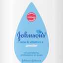 Johnson's Baby Naturally Derived Cornstarch Baby Powder with Aloe and Vitamin E for Delicate Skin, Hypoallergenic and Free of Parabens, Phthalates, and Dyes for Gentle Baby Skin Care, 1.5 oz