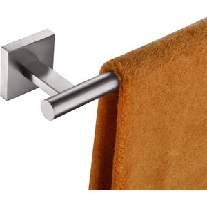 KOKOSIRI Towel Holder Bathroom Accessory Towel Bar for Bath Kitchen Necklace Holder 32 Inch Brushed Nickel Stainless Steel B4005BR-L32