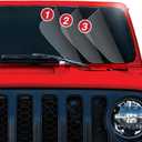 Kit for Jeep(R) Wrangler - 2018-Present - 3 Layer Windshield Protection from Cracks and Breaks - JP1330-JL