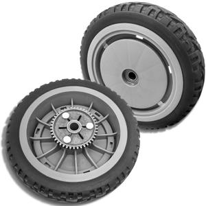 2 Pack 8 inch wheel Recycler Rear Wheel Gear Assembly Fit for Toro 107-3709 20381, 20382, 20383, 20384 & 213181 Lawn-Mower