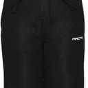Arctix Kids Limitless Fleece Top Bib Overalls (Medium, Black)
