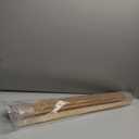 LazBlinds No Tools No Drill Cordless Bamboo Roman Shades, Light Filtering Window Treatment, Roll Up Bamboo Blinds for Windows 43'' W x 64'' H, Acorn