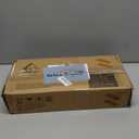 QEEIG Bathroom Floating Shelves for Wall - 15.7" Wall Mounted Shelf Over Toilet Farmhouse Home Decor Display Bookshelf Small 15.7 x 6.7 inch Set of 2, Rustic Brown (008-40BN)