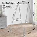 Swing Stand Only, Heavy Duty Hammock Stand, Metal Swing Stand Frame, Max Load 330lbs Portable Hammock Frame for Indoor or Outdoor, Patio, Garden, and Backyard (Hammock Chair not Included)