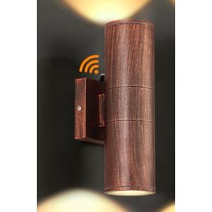 DAKAFUL Dusk to Dawn Outdoor Lighting Sensor Wall Lights 1Pack, 12W 2700K Integrated LED Cylinder Up Down Lights Outdoor, IP65 Waterproof Aluminum Wall Sconce Exterior Wall Light for Porch Patio etc.