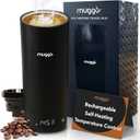 Muggo Self-Heating 12 oz Coffee Mug with 3 Hour Battery Life, Tea, Coffee, & Hot Beverage Warmer, Heated Travel Mug
