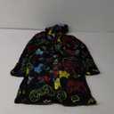 HDOBHIO Boys Girls Robes Kids Toddler Flannel Hooded Bathrobe Pajamas Sleepwear, Size: 13-14 Years