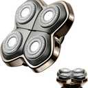 Replacement Blade Shaver PRO 2 Head for Electric Shaver Compatible with Skull Pitbull, Butterfly Kiss PRO & Palm Shavers (1Pack)