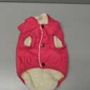 Fleece Lining Extra Warm Dog Hoodie in Winter for Small Dogs Jacket Puppy Coats with Hooded Pink M (Medium (Pack of 1))