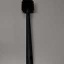 MR.SIGA Water Bottle Brush and Straw Cleaner Brush, Long Handle Bottle Cleaner Brush, 2 in 1 Bottle Cleaning Brush for Sports Bottles, Baby Bottles, Mugs, Straws (Black)