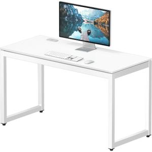 SHW 48-Inch Commercial-Grade Office Computer Desk, White