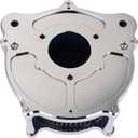Air Cleaner Motorcycle Air Filter Intake System Kit Fit for Harley Davidson Touring Models 2008-2016 (Chromed Silver)