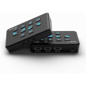 Video Capture Card USB c, HDMI Live Stream Switcher, 4k HDMI to USB 3.0 Video Capture for Streaming,Podcasting,Compatible with PS5,PS4/Pro,Xbox Series X/S,Xbox One X/S,OBS