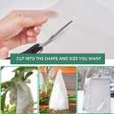 Plant Covers Freeze Protection, 10Ft x 30Ft Frost Cloth Floating Row Covers, 1.1oz/yd Frost Cover Plants Blanket for Winter, Garden Fabric Plant Cover for Vegetables, Pest, Sun Protection